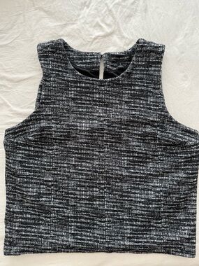 Banana Republic Textured Sleeveless Shell Tank Top